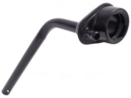 hrdlo oleje nalévací s trubkou černé