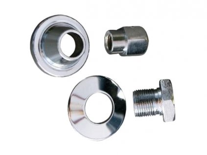 sada chromovaného šroubu a matice řemenic