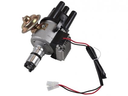 rozdělovač s podtlakovou regulací 8/67- s bezkontaktním zapalováním 12V EMPI