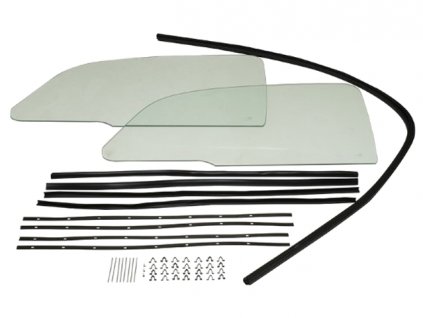 sada 1dílných dveřních skel 8/64-7/03 těsnění se sponami