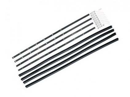 sada těsnění k 1dílným dveřním sklům se sponami -7/64