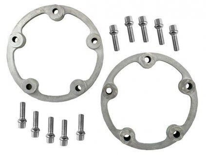 podložky kol 25,4mm, 5x205mm + šrouby 38mm pro plechové disky