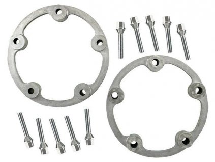 podložky kol 25,4mm, 5x205mm + šrouby 50mm pro hliníkové disky