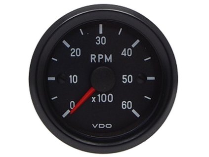 otáčkoměr VDO do 6000 ot./min. 52mm