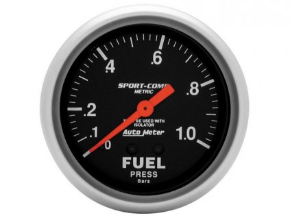 tlakoměr paliva Auto Meter 0-1 bar 67mm