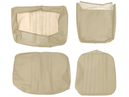 potahy předních sedadel T2 8/67-7/73 1/3+2/3 béžové Basket weave