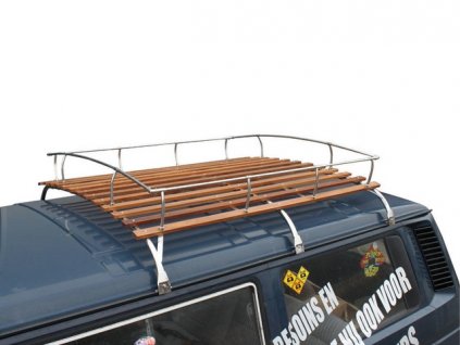 zahrádka střešní T25 4/79-7/92 3 oblouky nerezová