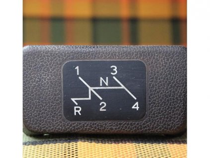 nálepka schéma řazení