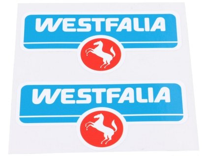 nálepka WESTFALIA 100x45mm T2 8/67-10/79 + T25 5/79-7/92