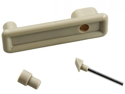 madlo dvířek nábytku T2 8/67-10/79 WESTFALIA béžové