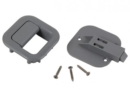 madlo dvířek nábytku T25 5/79-7/92 WESTFALIA šedé