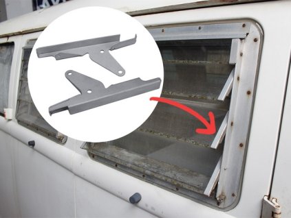 držáky lamel bočního okna WESTFALIA T2 -7/67 SO42