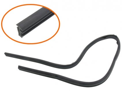 těsnění střecha - přední sklo KG 8/71-7/74 kabrio