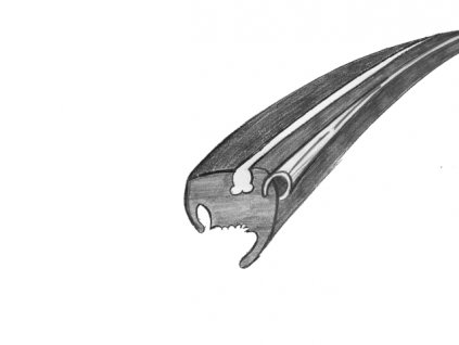 těsnění zadního skla 8/62-5/74 kabrio Deluxe