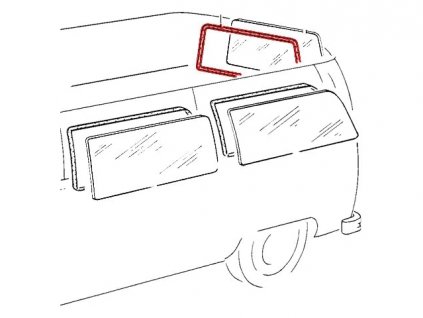 těsnění zadního skla T2 8/63-10/79
