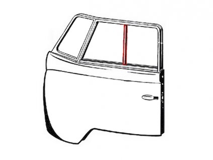 těsnění dveřních skel T2 -7/67