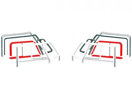 těsnění skel dveří T2 -7/67