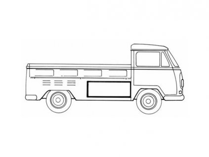 těsnění víka úložného prostoru T2 3/55-10/79 pick-up L/P