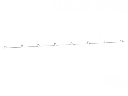 spona vnitřního spodního těsnění stahovacího skla T2 8/67-10/79 + T3