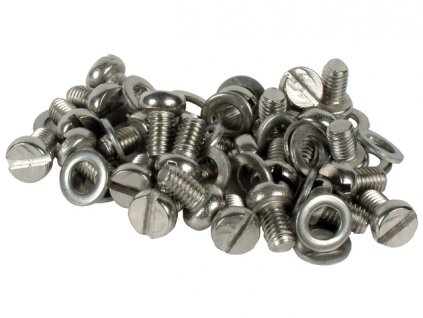 sada šroubů s podložkami na plechy motoru 25ks nerez
