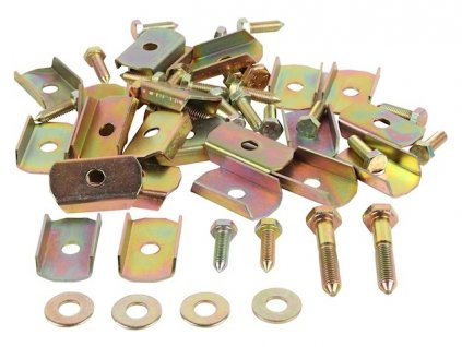 sada šroubů + podložek mezi podvozek a karosérii