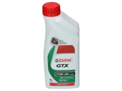 olej motorový CASTROL GTX 15W-40 1l pro motory s hydraulickými zdvihátky