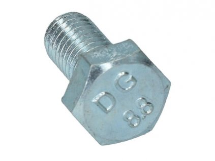 šroub M8x16 DIN 933 brzdového válečku, příchytky lanka ruční brzdy