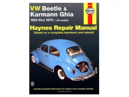 knížka VW BEETLE + KG MANUAL 1954-79