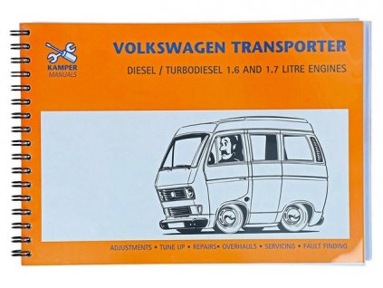 knížka VW TRANSPORTER DIESEL/TURBODIESEL 1,6 AND 1,7 LITRE