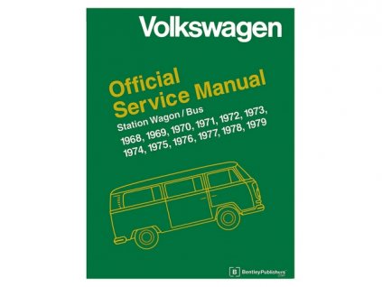 knížka OFFICIAL SERVICE MANUAL T2 1968-1979