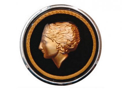 tlačítko houkačky volantu FLAT4 BANJO GOLDEN LADY