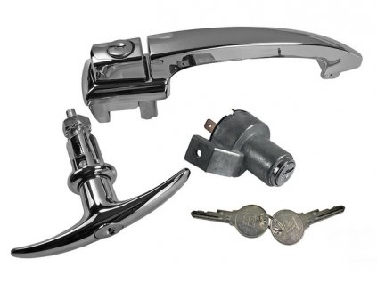 sada kliky, spínací skříňky a kliky zadní kapoty na jeden klíč 8/60-7/64