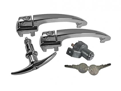 sada klik, spínací skříňky a kliky zadní kapoty na jeden klíč 8/64-7/65