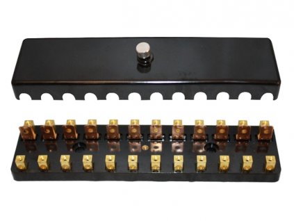 skříňka pojistková PORSCHE 356 1/55-12/65  na 12 pojistek