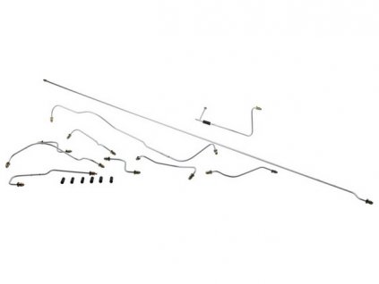 sada brzdových trubek PORSCHE 911 8/68-7/71