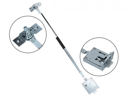 zámek předních dveří T2 -12/60 + T2 Brazil s táhlem L