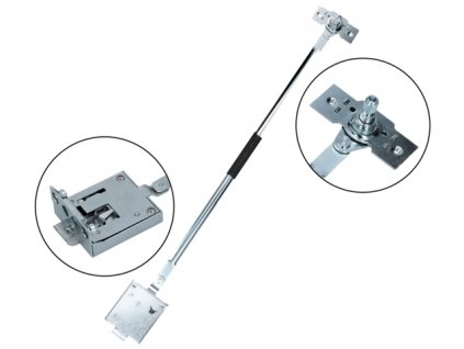 zámek předních dveří T2 -12/60 + T2 Brazil s táhlem P