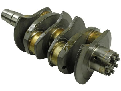 hřídel kliková 84mm ojniční ložiska CHEVROLET CrMo 4340, centrální ložisko T1