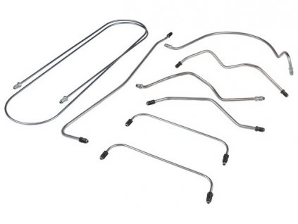 sada brzdových trubek PORSCHE 356 B T6 8/62-12/63