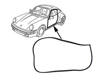 těsnění dveří PORSCHE 911 10/63-9/93 L/P