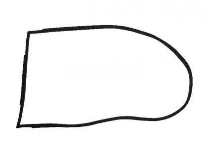 těsnění zadního výklopného skla PORSCHE 911 10/63-7/77 vnitřní L/P