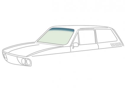 sklo přední Brasília + Variant Brazil 1977-81