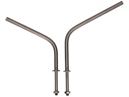 čep pantu dveří předních s držákem zrcátka T2 3/55-7/67 + T2 Brazil nerezový 8mm L+P