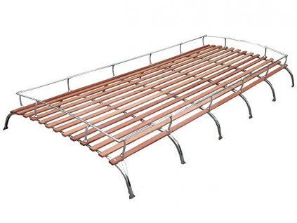 zahrádka střešní T2 3/50-10/79 6 oblouků nerezová 2850mm