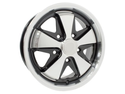 disk FUCHS 5,5x15" ET45 5x130mm SSP černý/leštěný