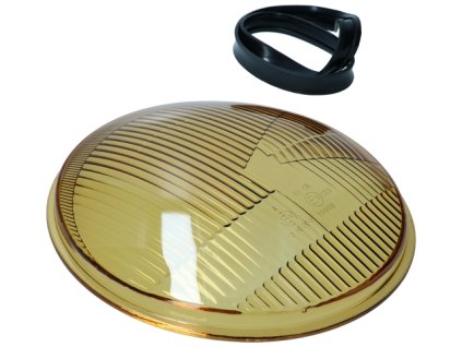 sklo světlometu 8/60-7/67 + PORSCHE 356 žluté