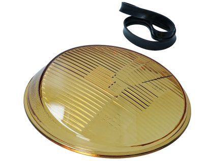 sklo světlometu 8/60-7/67 911 style žluté