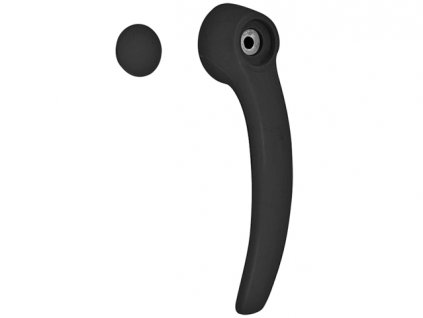 klika dveří posuvných vnitřní T2 8/67-10/79 + T25 5/79-7/92 černá