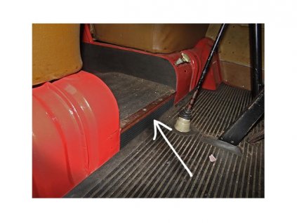 guma mezi přední sedačky T2 -7/67