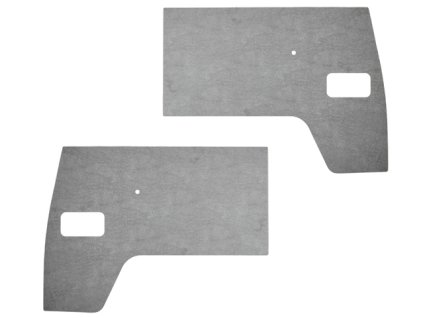 panely předních dveří T2 2/55-7/67 s kapsami šedý plast